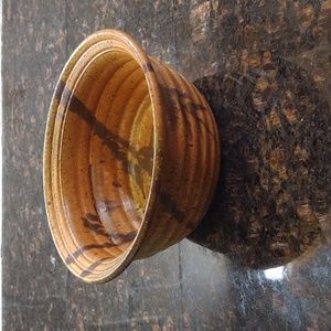 Hand Thrown 7 1/2" Pottery Bowl 3 1/4" deep